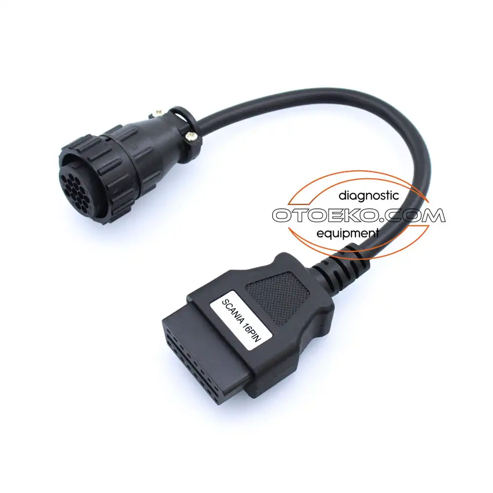 كابل ووصلة الفحص والتشخيص الصناعية Scania 16 Pin – Obd2 (Scania) عالية الاعتمادية - 8